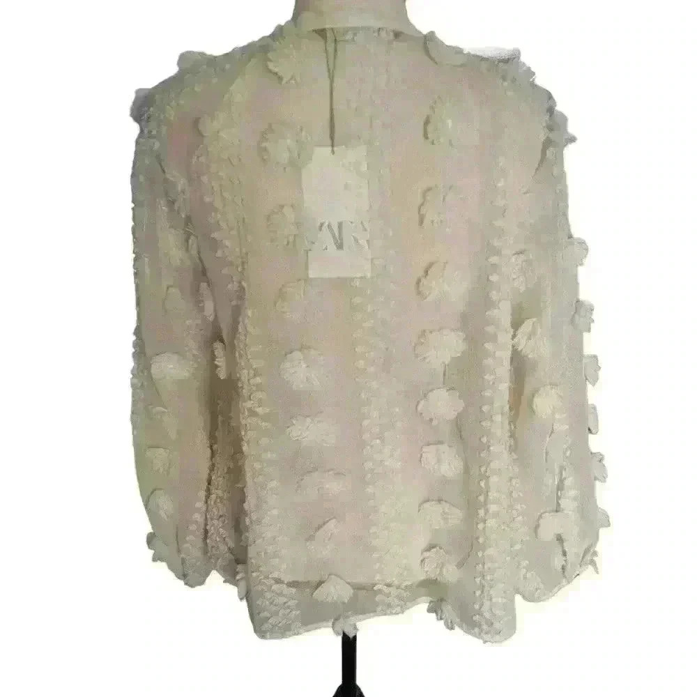 Zara Sheer Blouse NWT NWT - image 2